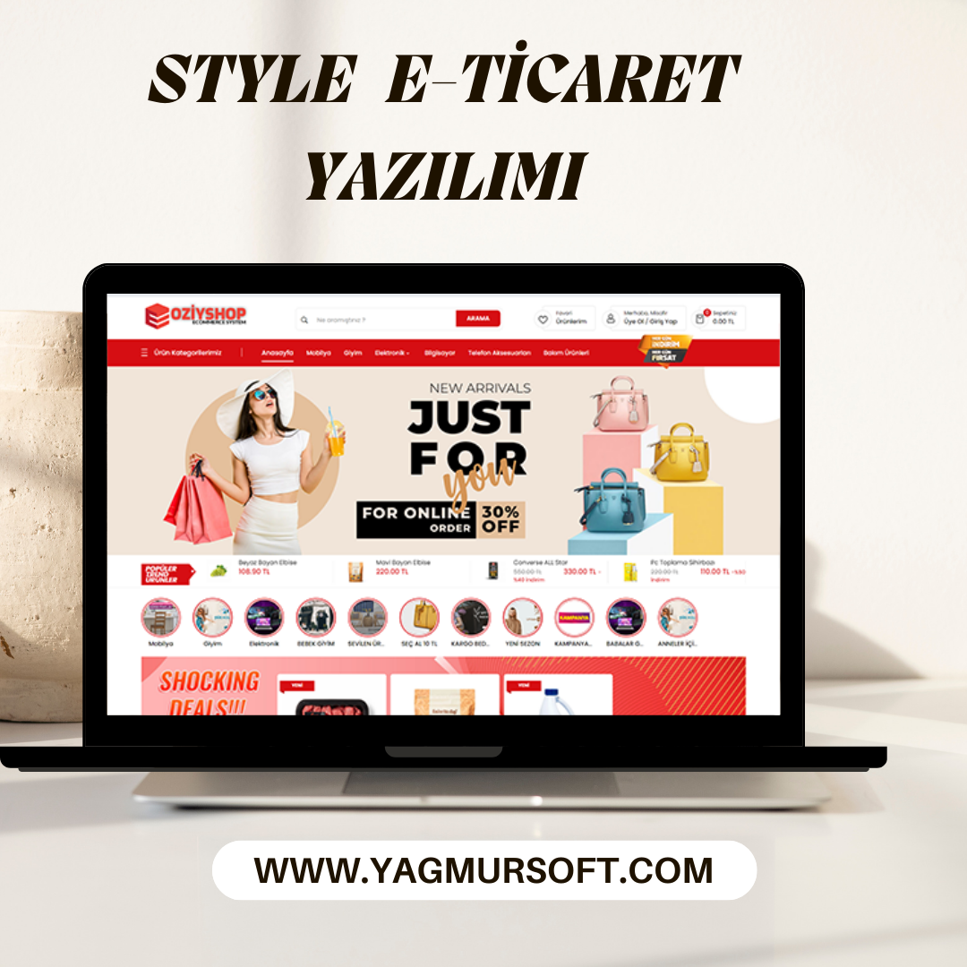 14 Temalı E-Ticaret Yazılımı