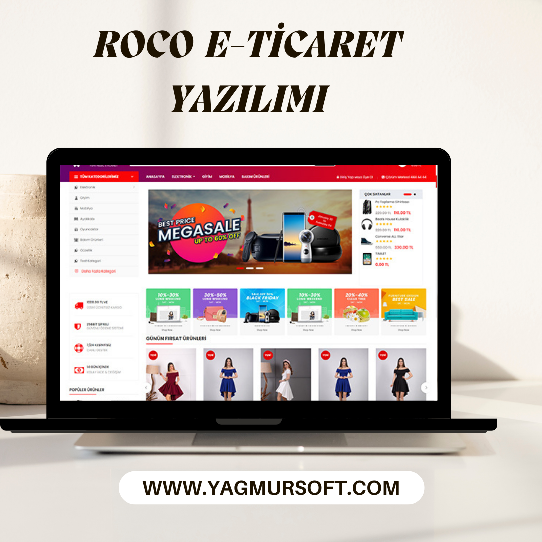 14 Temalı E-Ticaret Yazılımı