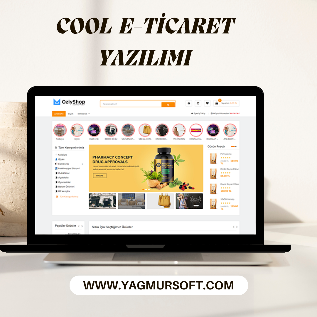 14 Temalı E-Ticaret Yazılımı