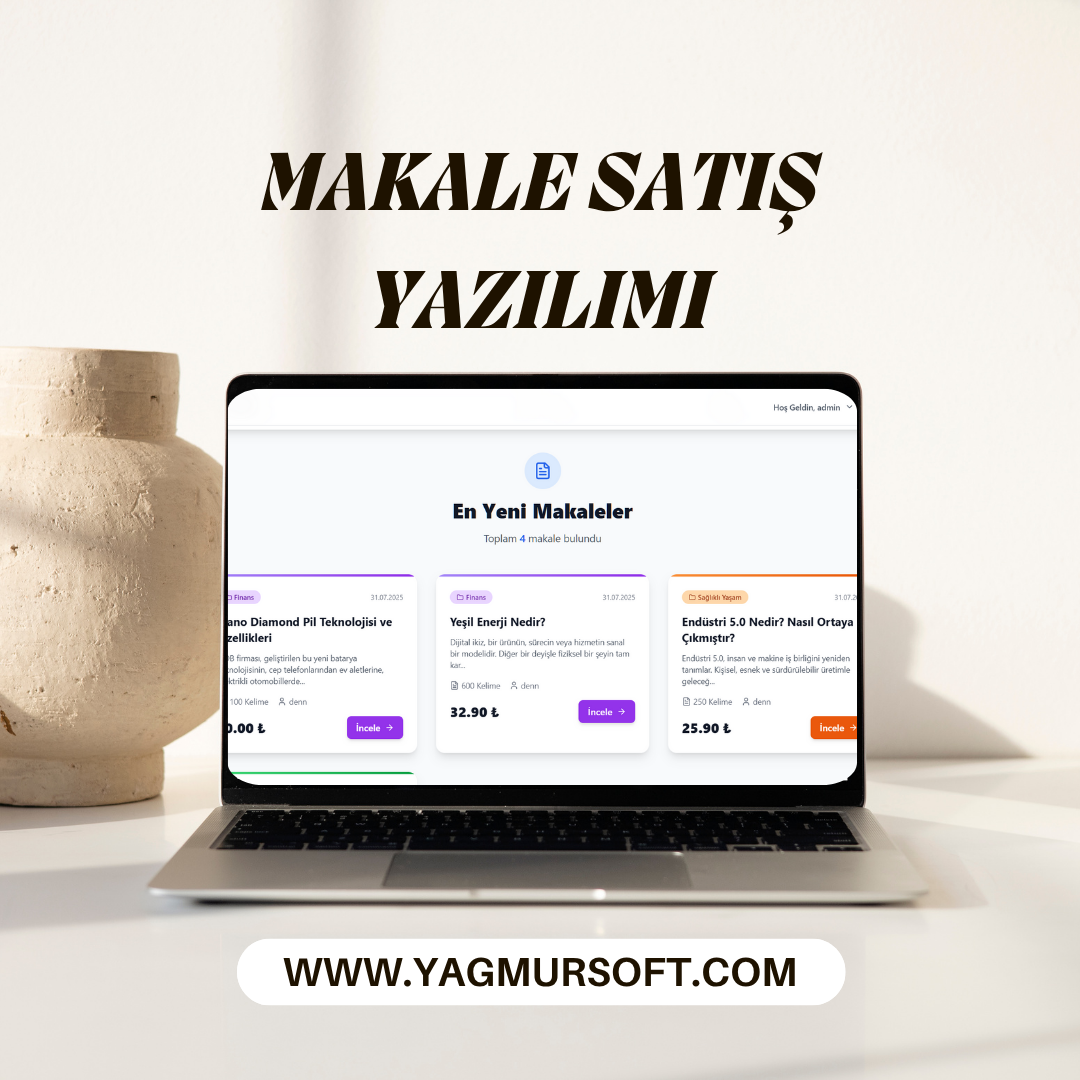 Makale Satış Yazılımı 