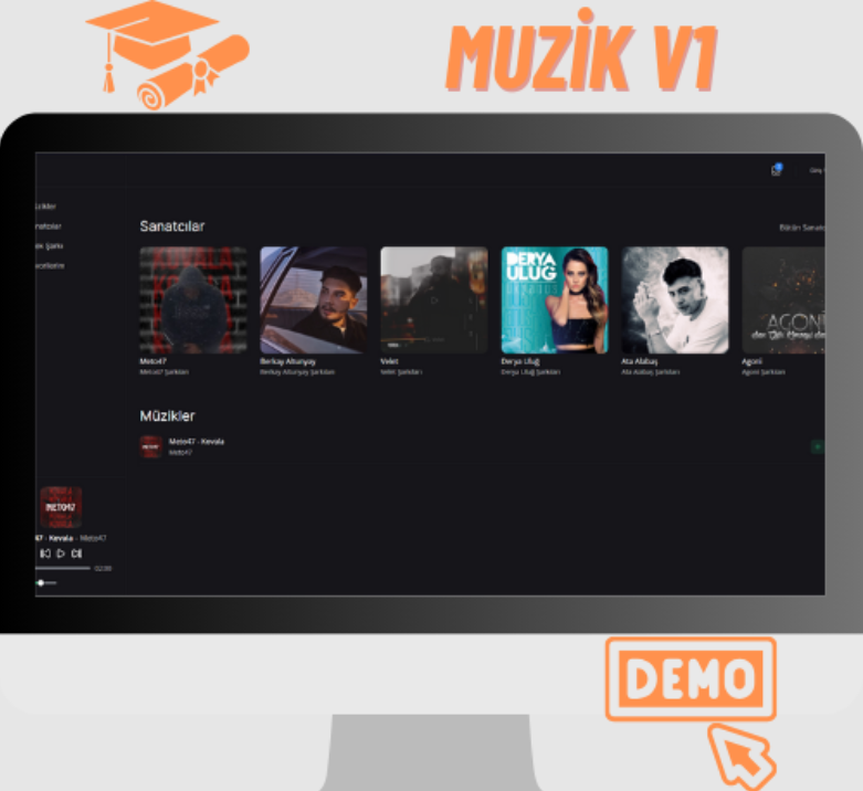 Müzik İndirme ve Dinleme Yazılımı (V1)