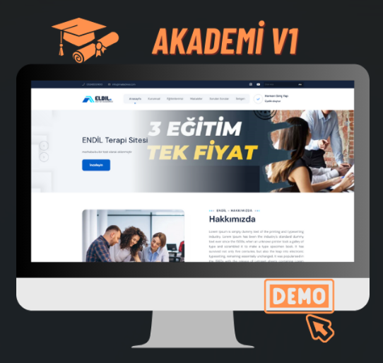 Akademi Kurs Eğitim Yazılımı (V1)