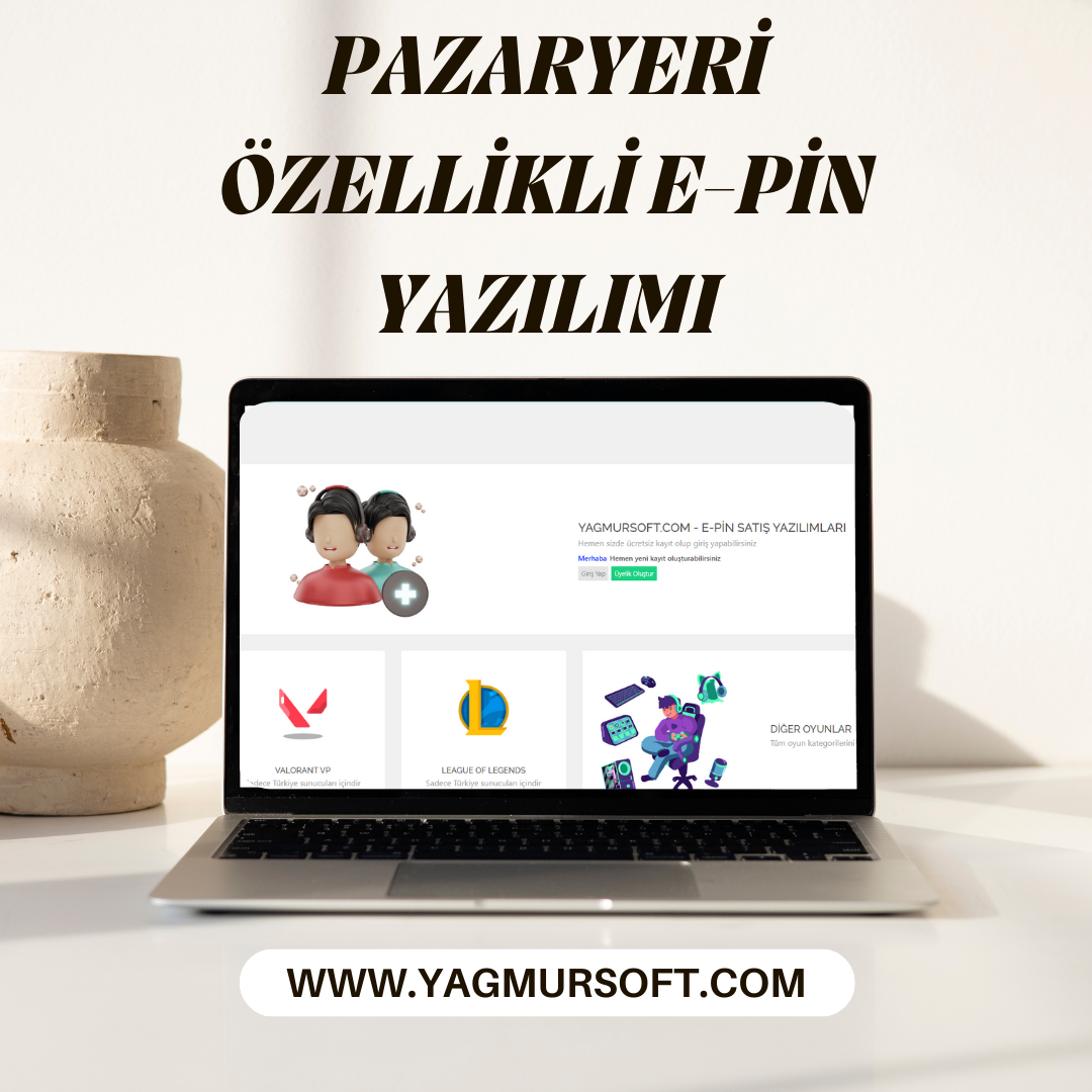 Pazaryeri ve E-Pin Satış Yazılımı: İşletmenizi Dijital Dünyada Zirveye Taşıyın